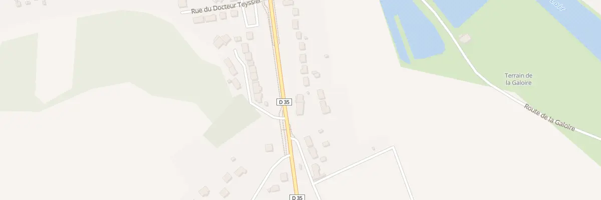 Plan du 43 Rue du Doc Teyssier à Cloyes-les-Trois-Rivières