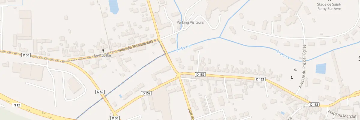Plan du 42 Rue Eugene Raymond à Saint-Rémy-sur-Avre