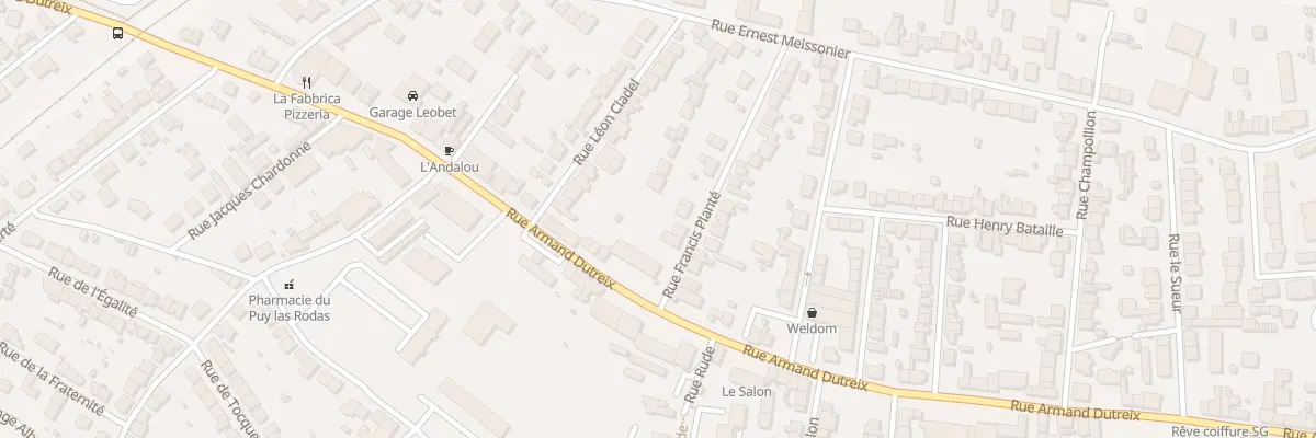 Plan du 11 Rue Francis Planté à Limoges