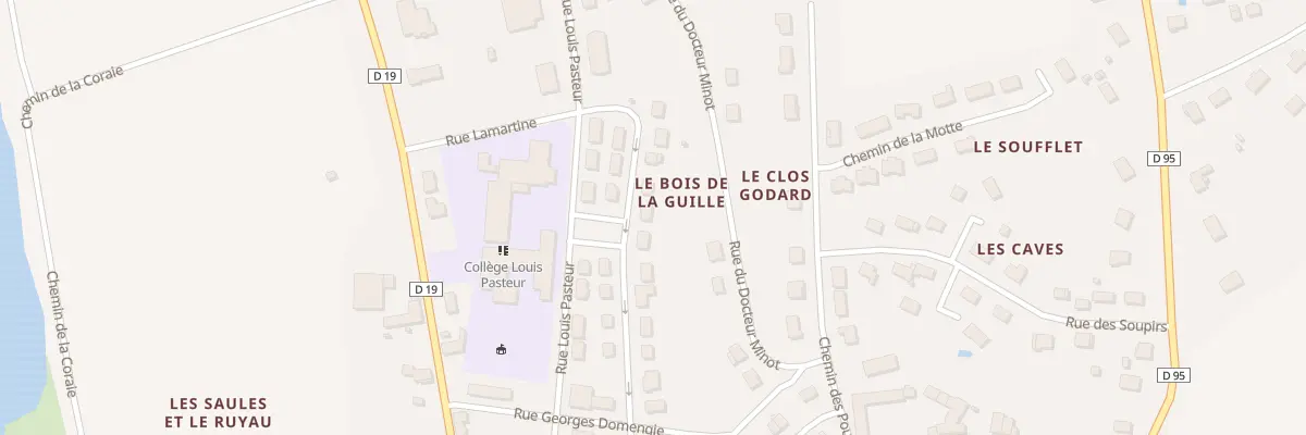 Plan du 80 Le Bois de la Guille à Morée