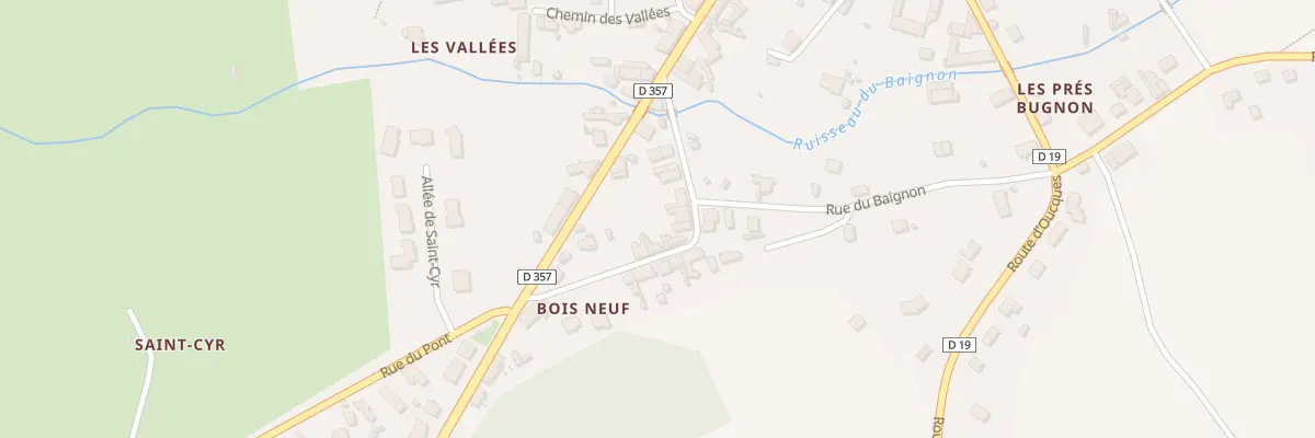 Plan du 12 Rue du Bois Neuf à Morée