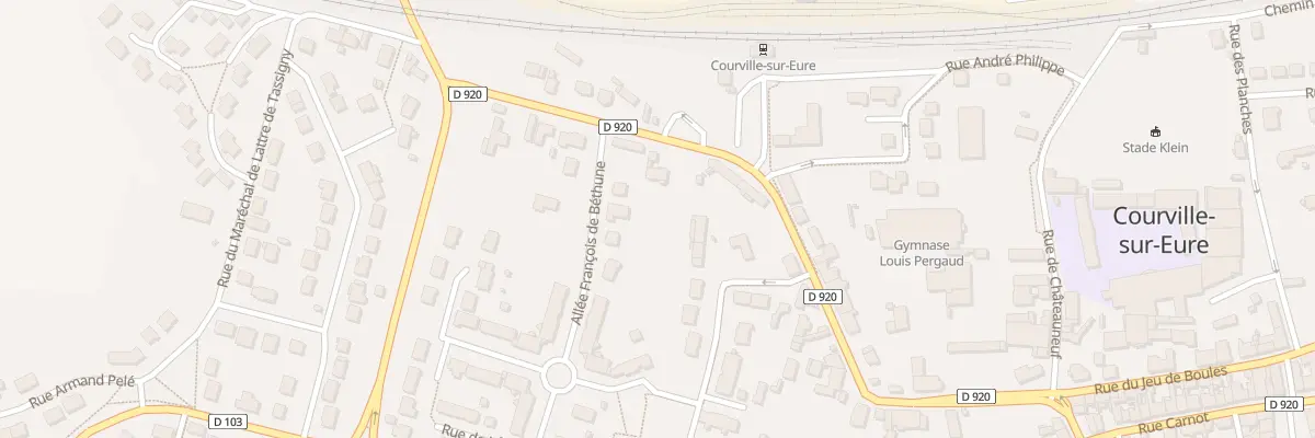 Plan du 1 Rue de Pontgouin à Courville-sur-Eure