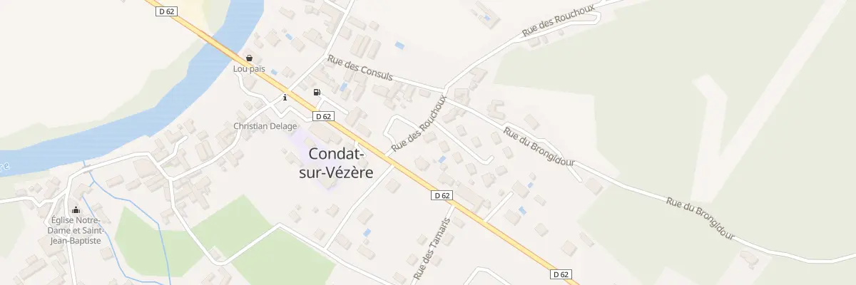 Plan du 249 La Redonde Basse à Condat-sur-Vézère