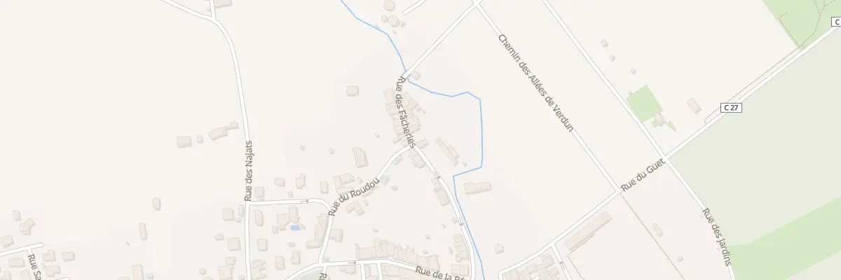 Plan du 4 Rue des Facheries à Verdun-sur-Garonne