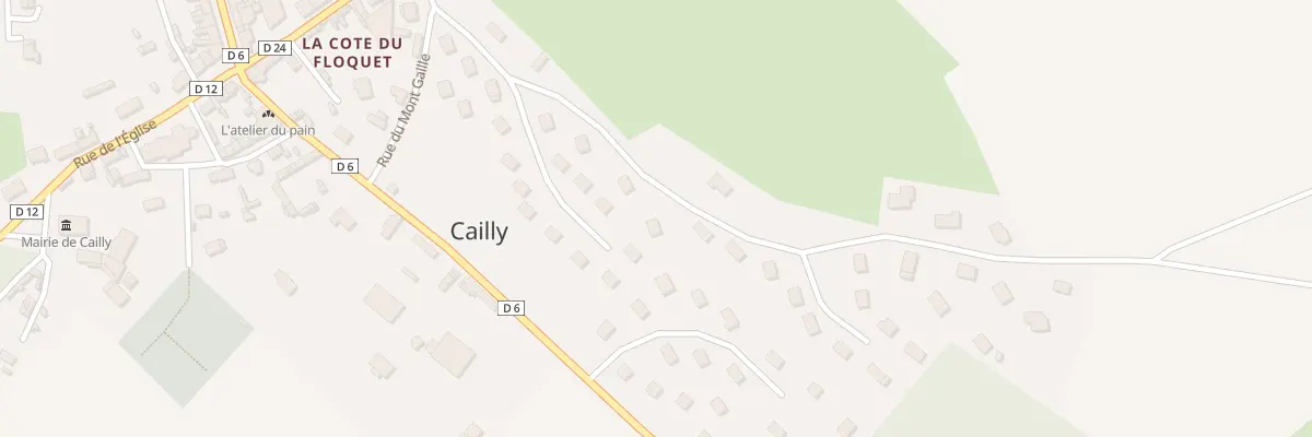 Plan du 14 Rue du Mont Gaille à Cailly