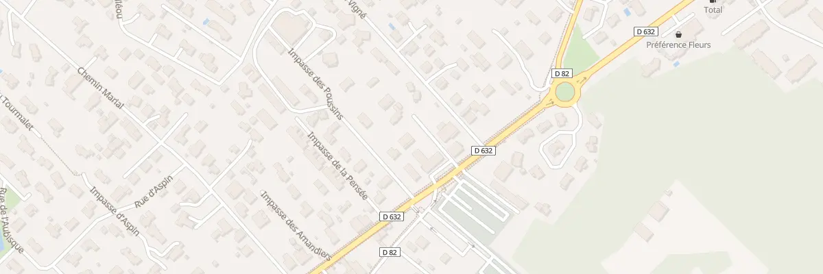 Plan du 2697 Rte de Tarbes à Fonsorbes