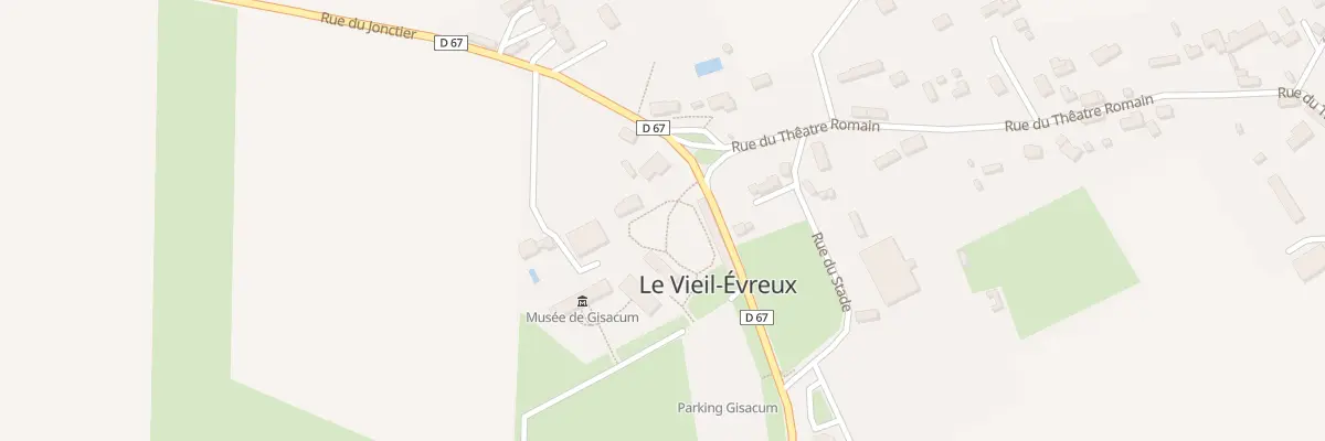 Plan du 6 Rue des Thermes au Vieil-Évreux
