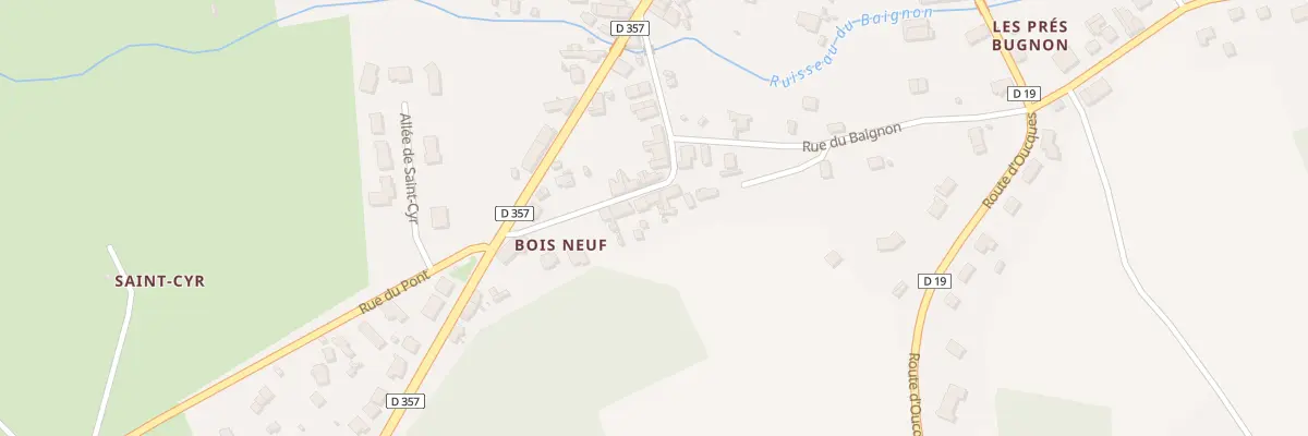 Plan du 13 Rue du Bois Neuf à Morée