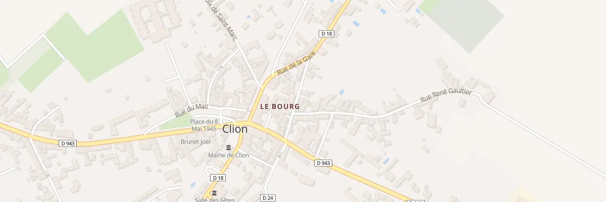 Plan du 6 Rue Bonnac à Clion