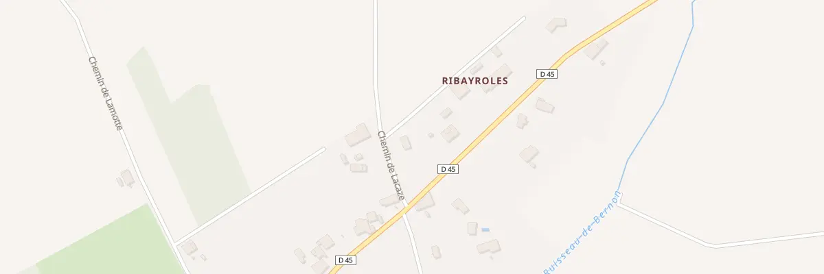 Plan du 64 Che de Lacaze à Meauzac
