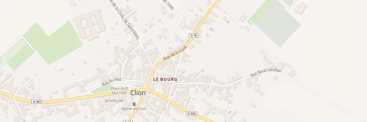 Plan du 10 Rue Bonnac à Clion