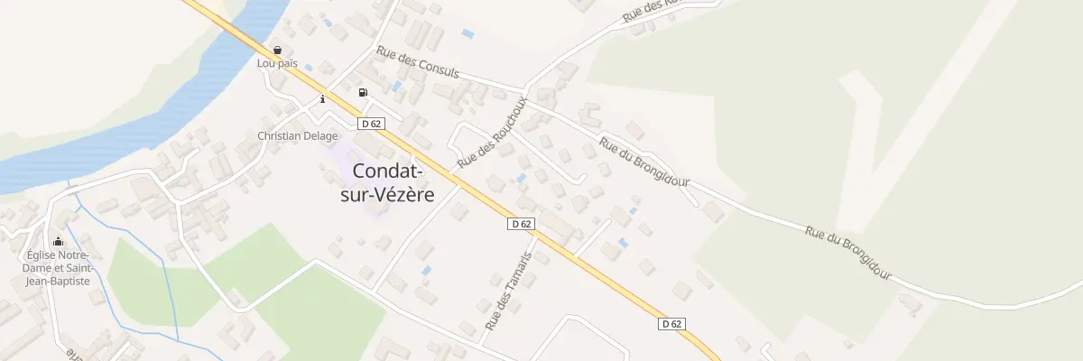 Plan du 265 La Redonde Basse à Condat-sur-Vézère