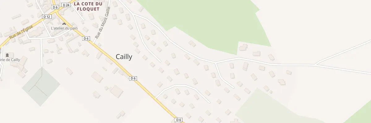 Plan du 21 Rue du Mont Gaille à Cailly