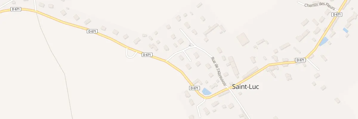 Plan du 1 Imp Carree à Saint-Luc