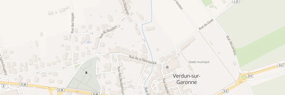 Plan du 7B Rue des Facheries à Verdun-sur-Garonne