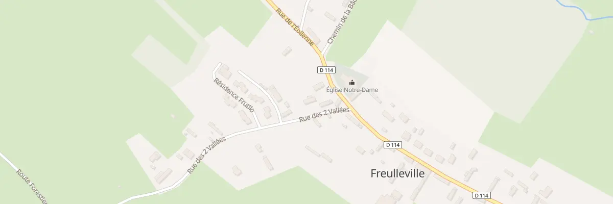 Plan du 5003 Le Bourg à Freulleville