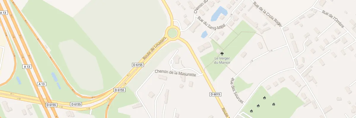 Plan du 2 Che de la Masurette à Heudebouville