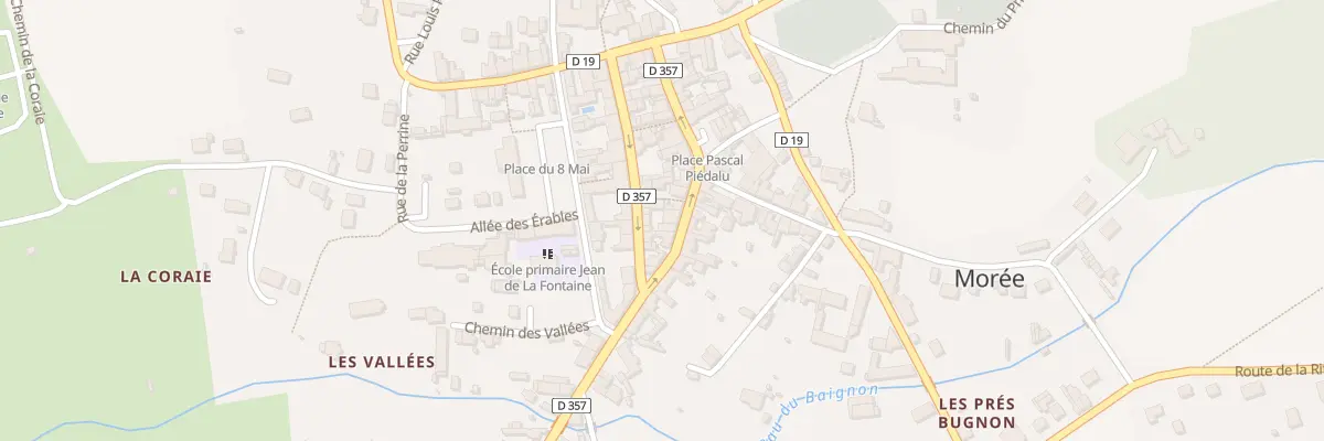 Plan du 30 Rue du Gen de Gaulle à Morée