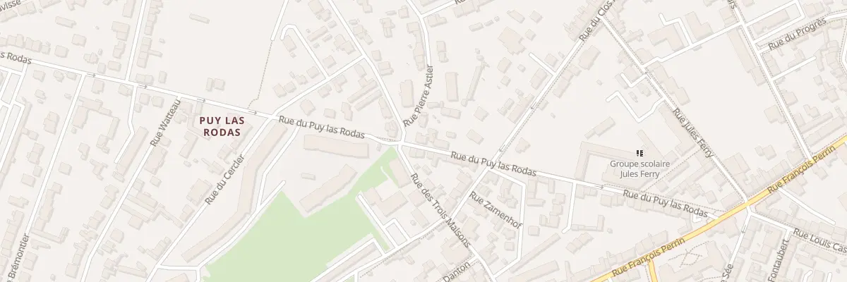 Plan du 56 Rue du Puy Las Rodas à Limoges