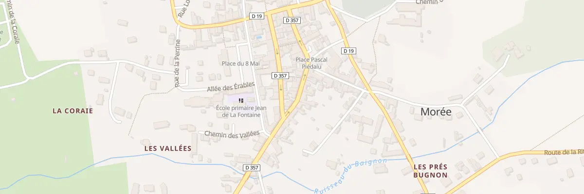 Plan du 34 Rue du Gen de Gaulle à Morée