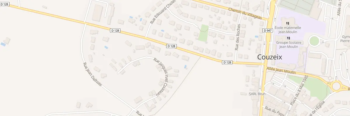 Plan du 13 Rue de la Garde à Couzeix
