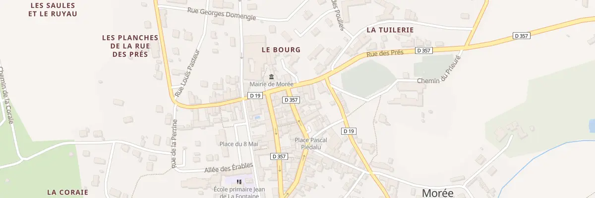 Plan du 3 Rue du Gen de Gaulle à Morée