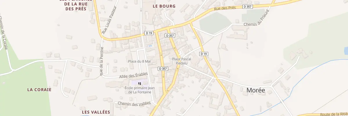 Plan du 20 Rue du Gen de Gaulle à Morée