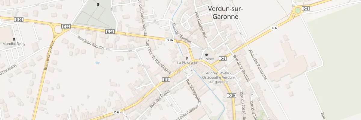 Plan du 4 Rue Joliot Curie à Verdun-sur-Garonne