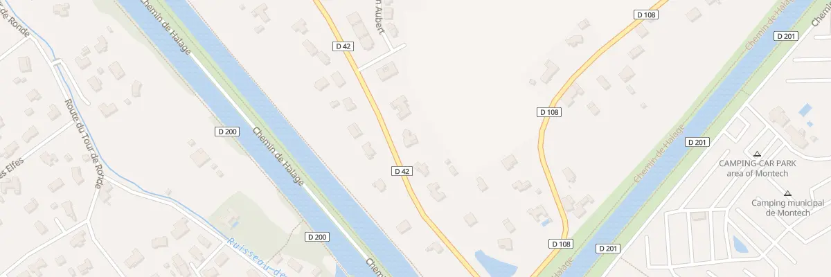 Plan du 722 Rte de la Ville Dieu du T à Montech