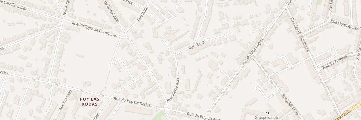 Plan du 20 Rue Pierre Astier à Limoges