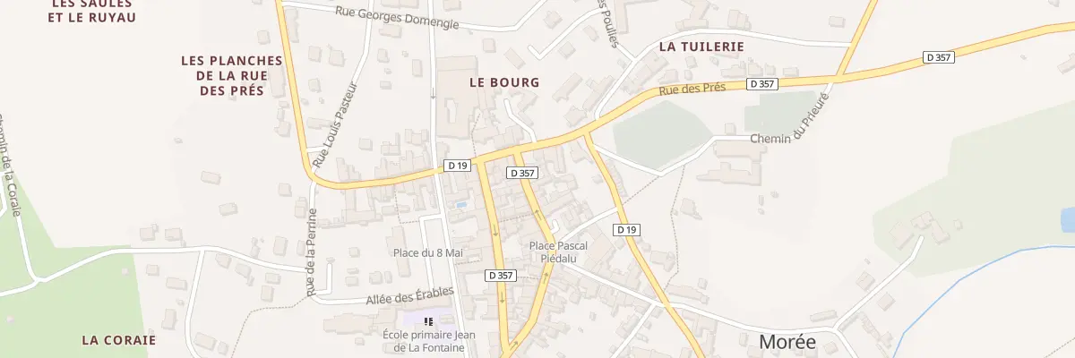 Plan du 5 Rue du Gen de Gaulle à Morée