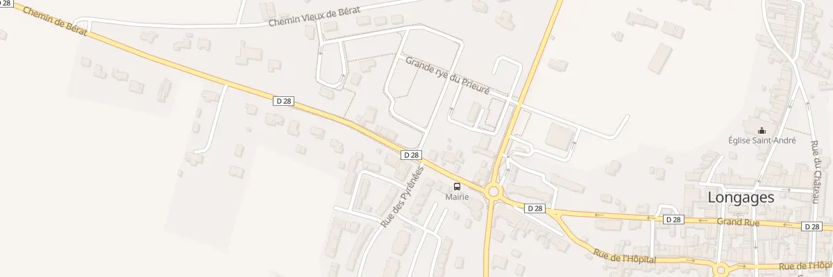 Plan du 1 Rue Raymond Aliber à Longages