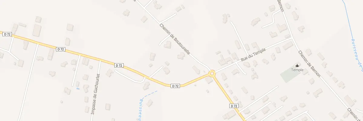 Plan du 85 Che de Boutounelle à Meauzac