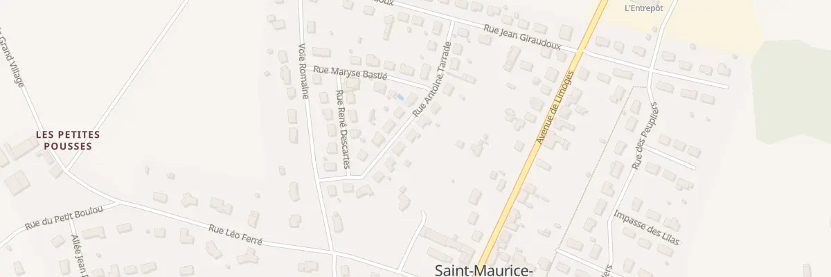 Plan du 11 Rue Antoine Tarrade à Saint-Maurice-les-Brousses