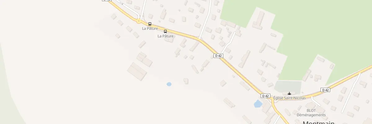 Plan du 654 Rte de Lyons à Montmain