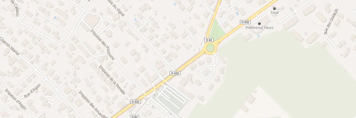 Plan du 2773 Rte de Tarbes à Fonsorbes