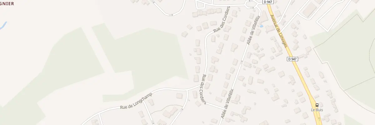 Plan du 16 Rue des Cordiers à Couzeix