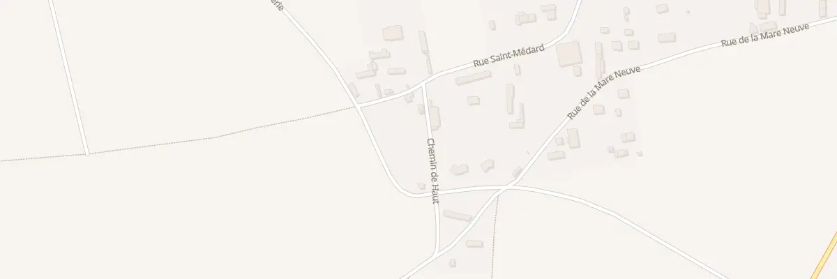 Plan du 25 Rue St Medard à Ailly