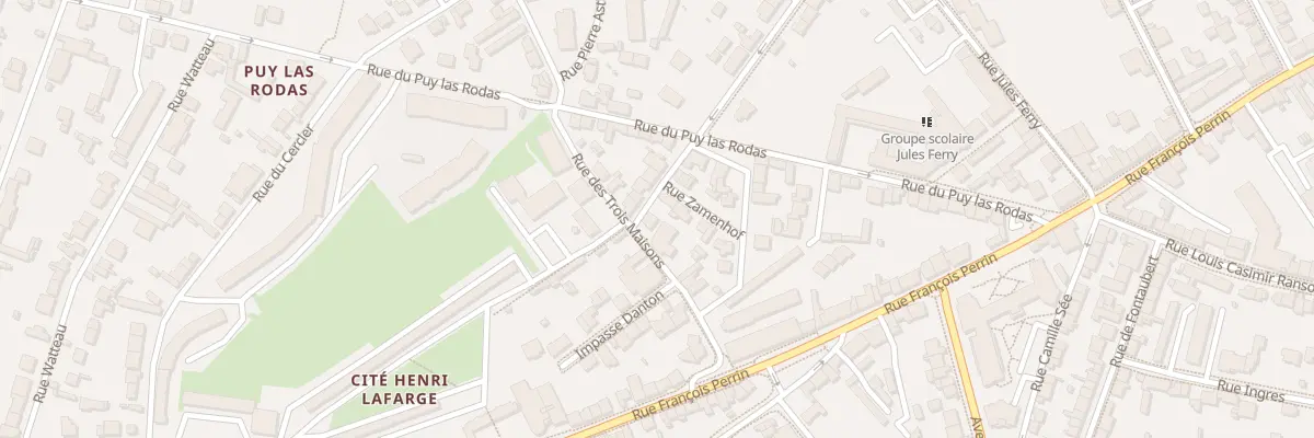 Plan du 87 Rue du Clos Augier à Limoges