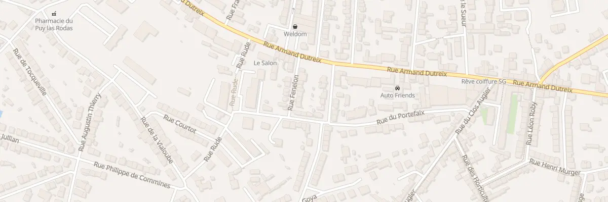 Plan du 26 Rue Fénelon à Limoges