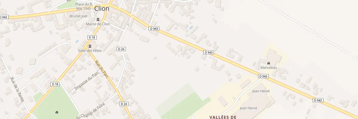 Plan du 16 Rue de la République à Clion
