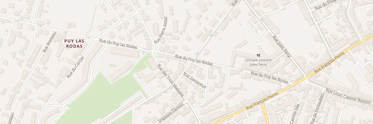 Plan du 39 Rue du Puy Las Rodas à Limoges