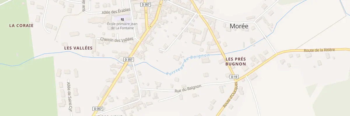 Plan du 7 Imp de la Grande Fontaine à Morée
