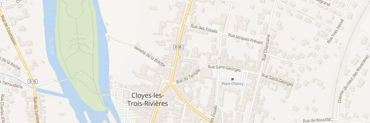 Plan du 4 Rue Saint Georges à Cloyes-les-Trois-Rivières
