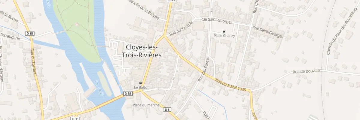 Plan du 34 Rue Gourmond à Cloyes-les-Trois-Rivières