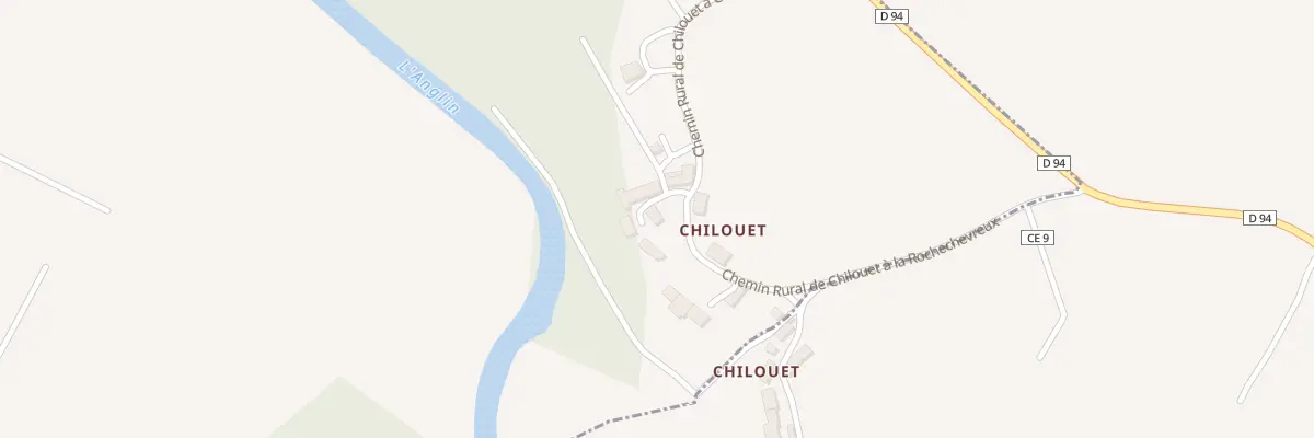 Plan du 14 Chilouet à Chalais