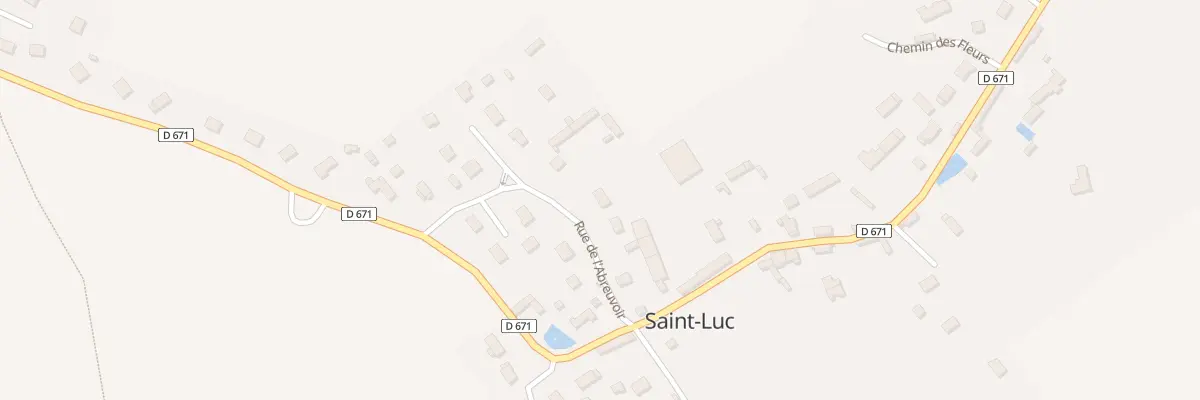 Plan du 5 Rue de l’Abreuvoir à Saint-Luc