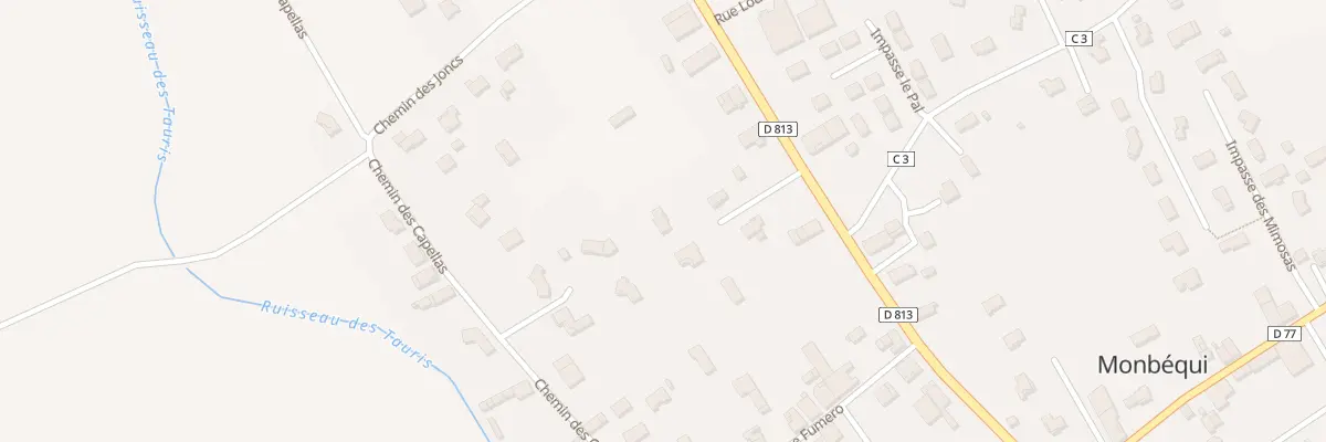Plan du 421 Av de Bordeaux à Monbéqui