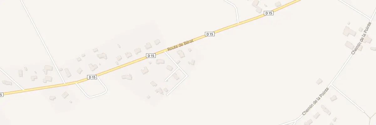 Plan du 729 Rte de Bérat à Lavernose-Lacasse