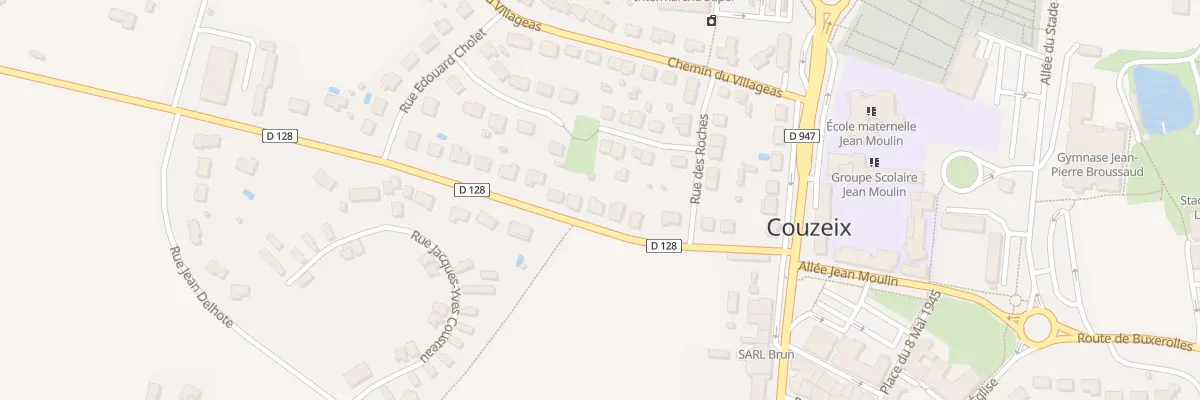 Plan du 10 Rue de la Garde à Couzeix